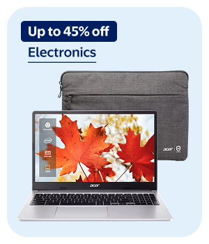 Up to 45% off - Electronics