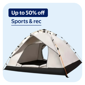 Up to 50% off - Sports & rec