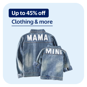 Up to 45% off - Clothing & more