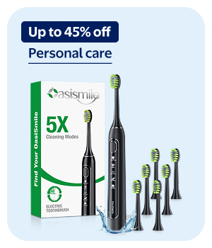 Up to 45% off - Personal care