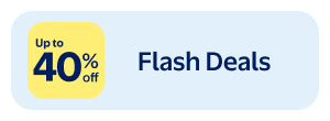 Up to 40% off - Flash Deals