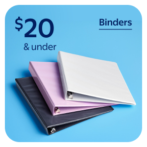 Binders - $20 & under