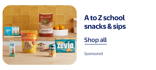 A to Z school snacks & sips