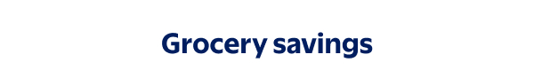 Grocery savings