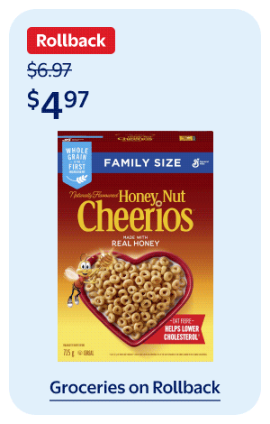 Groceries on Rollback