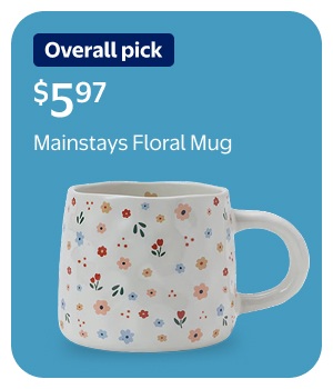 Mainstays Floral Mug
