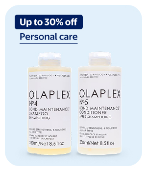 Up to 30% off - Personal care