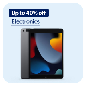 Up to 40% off - Electronics