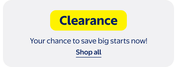 Clearance - Your chance to save big starts now!