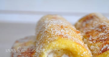 Pain Perdu Roulé " French Toast Roll Ups "