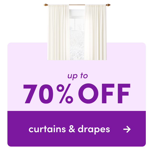 deals on curtains & drapes