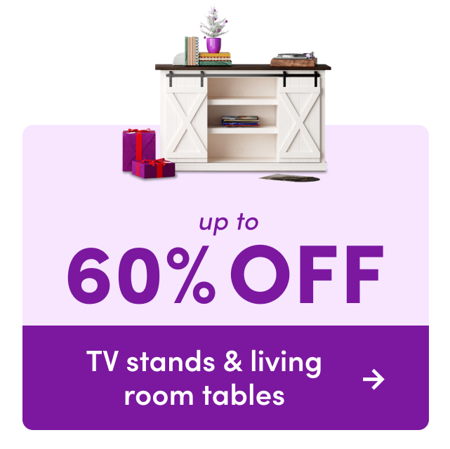 deals on tv stands & living room tables