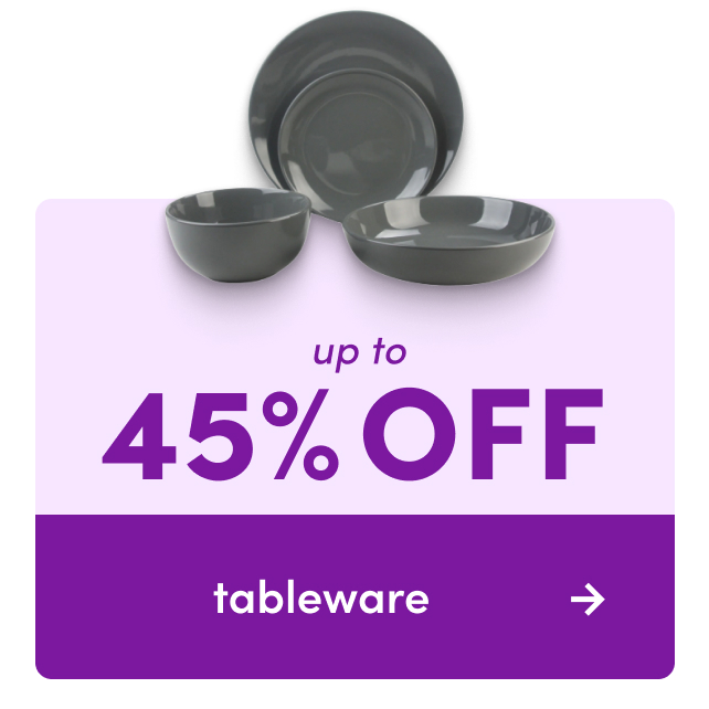 tableware clearance.