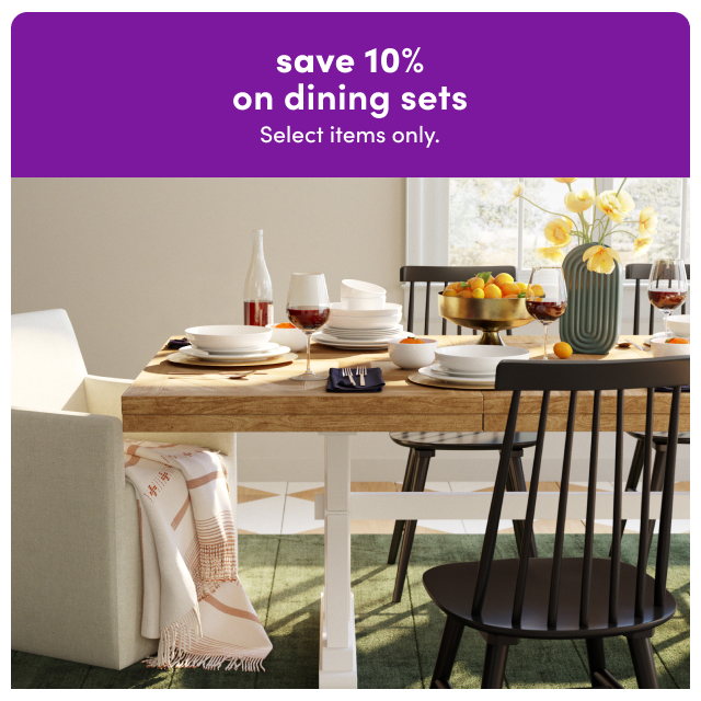 Save 10% on Dining Sets