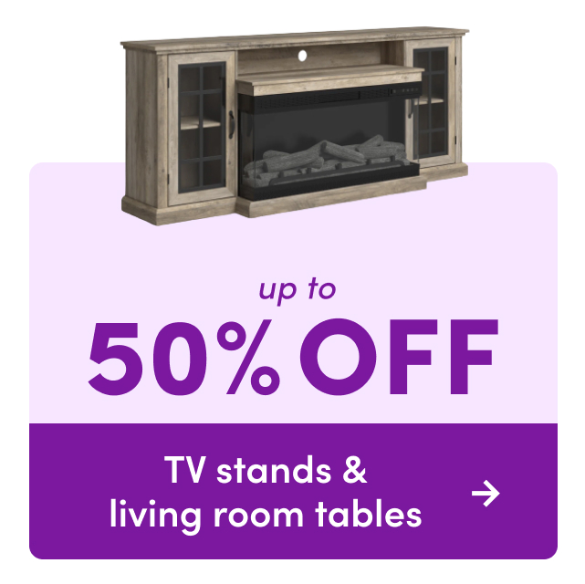 TV stand & living room table clearance.