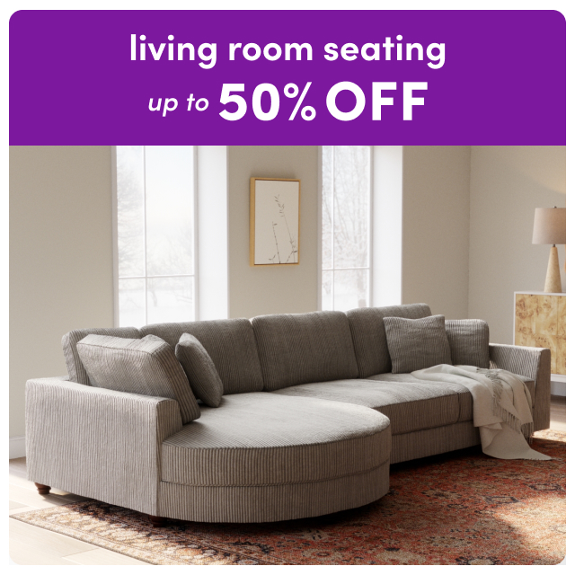 living room seating clearance.