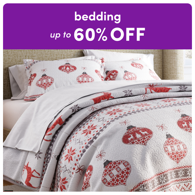 bedding clearance.