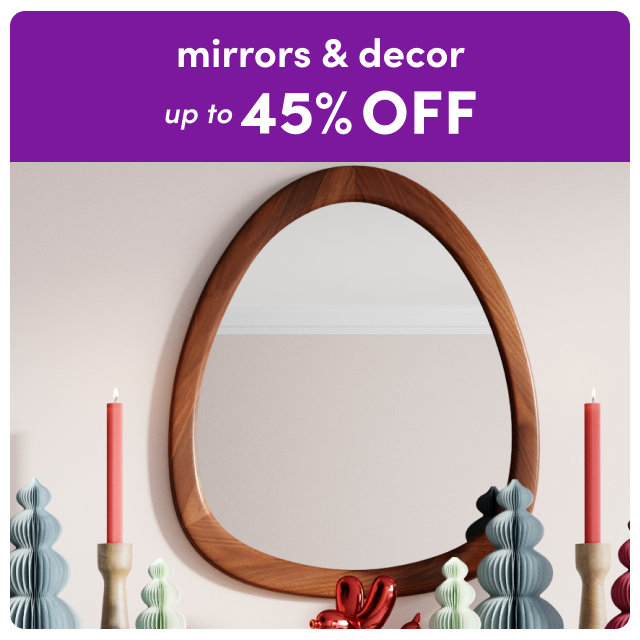 mirror & decor sale.