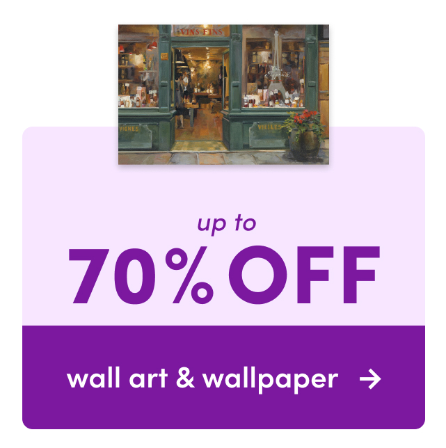 wall art & wallpaper sale.