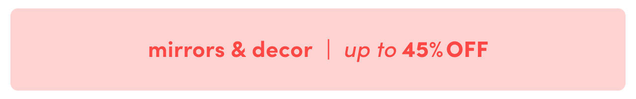 mirror & decor clearout.