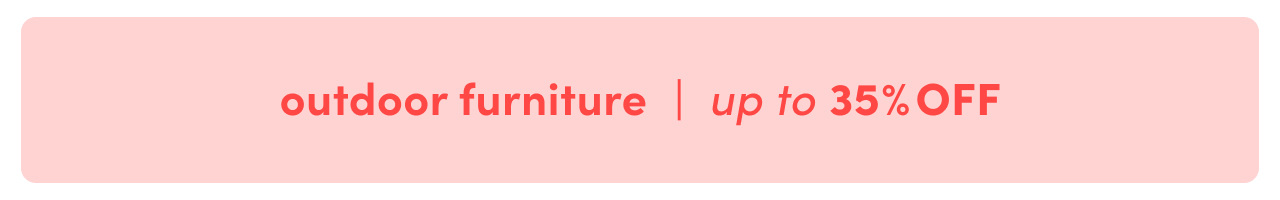 outdoor furniture clearout.