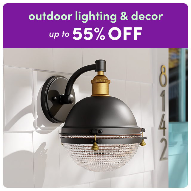 deals on outdoor lighting & decor