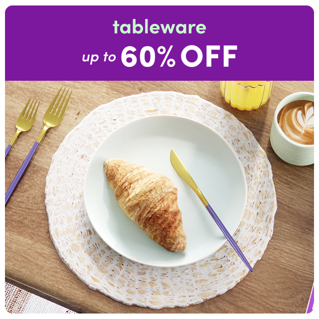 deals on tableware