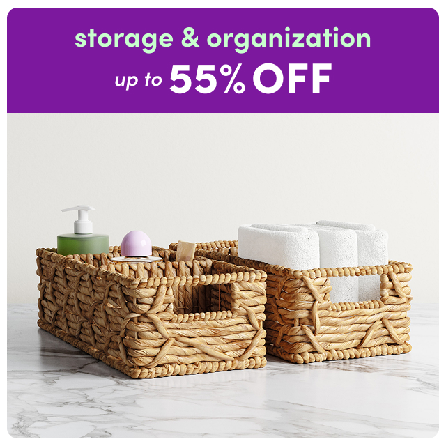 deals on storage & organization