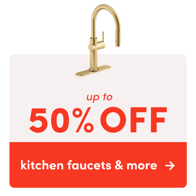 deals on kitchen faucets & more