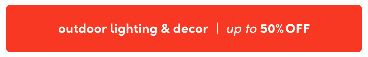 outdoor lighting & decor clearout.