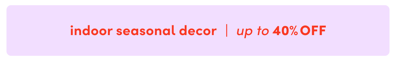 indoor seasonal decor deals