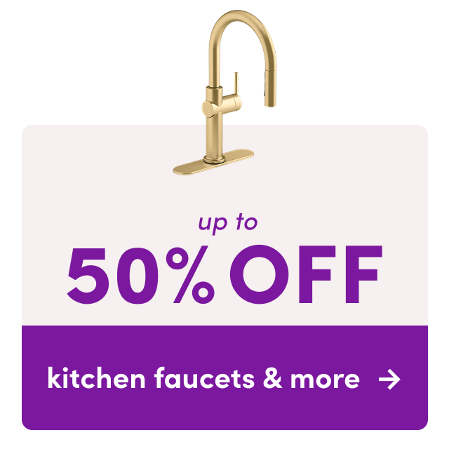 deals on kitchen faucets & more