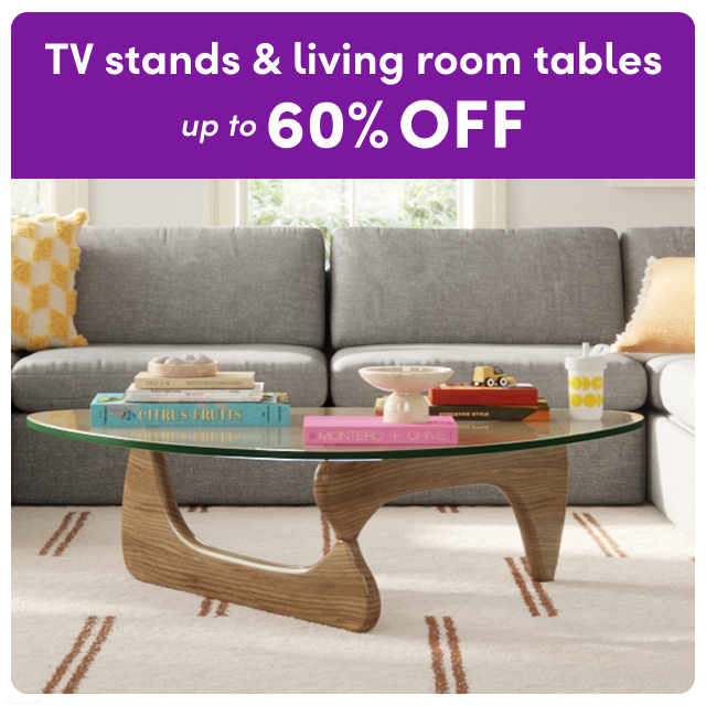 TV stand & living room table deals