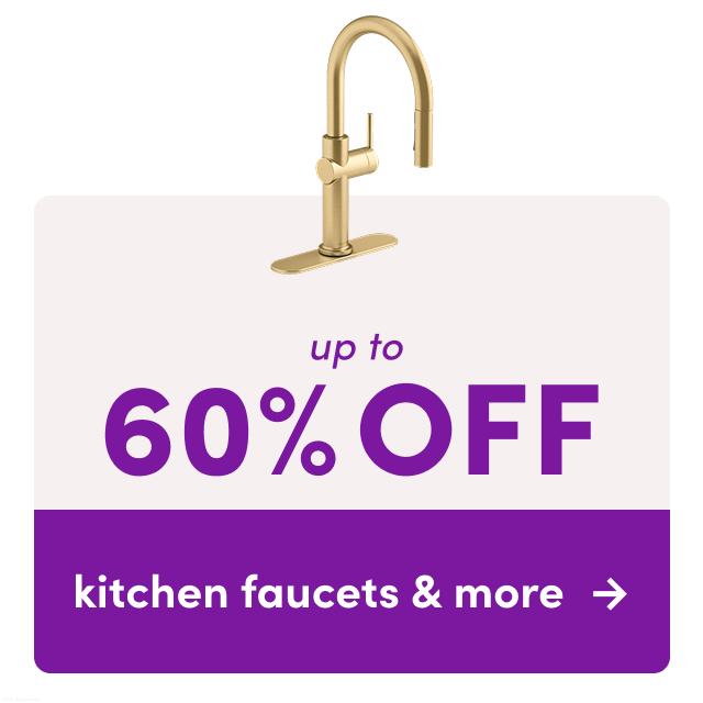 deals on kitchen faucets & more