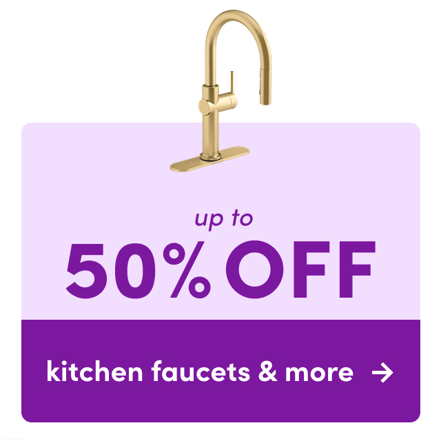deals on kitchen faucets & more