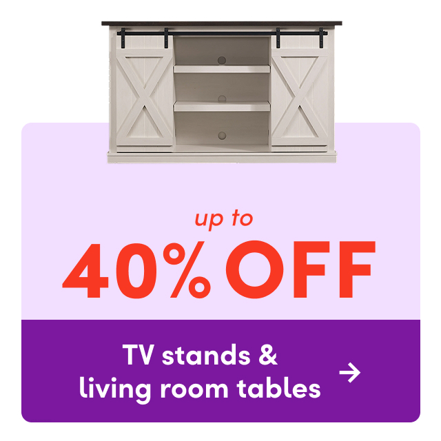 deals on TV stands & living room tables