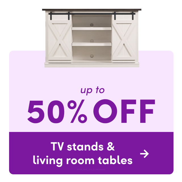 TV stand & living room table clearout