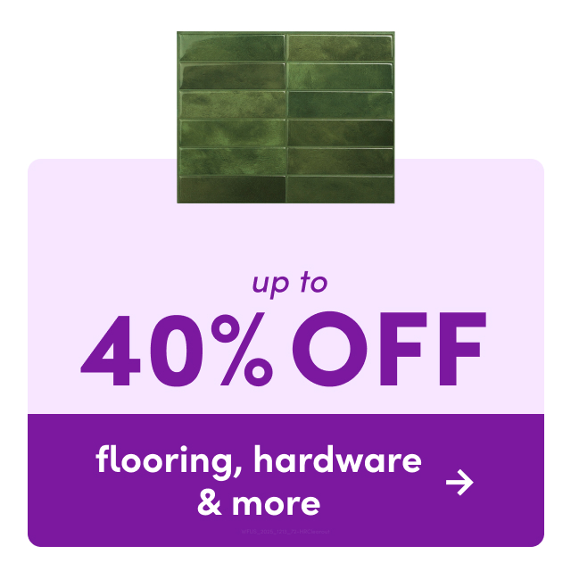 flooring, hardware & more on clearout