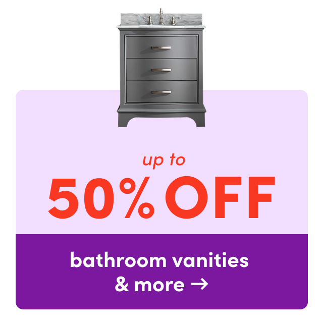 deals on bathroom vanities & more