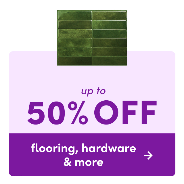 deals on flooring, hardware & more