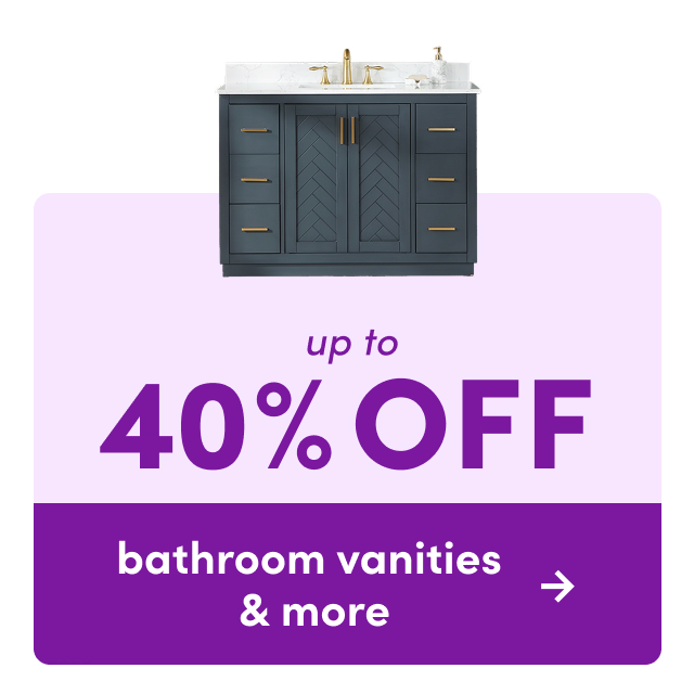 bathroom vanities & more on clearout
