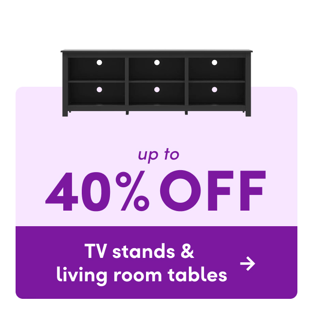 TV stand & living room table clearance