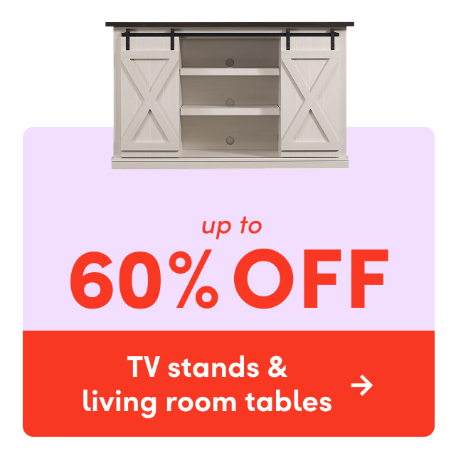 TV stand & living room table deals