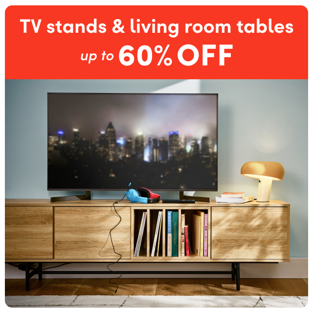 TV stand & living room table deals