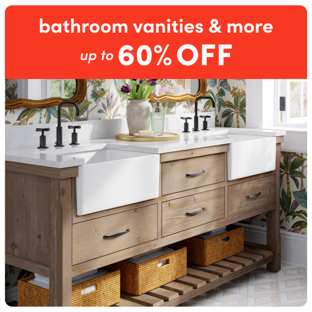 bathroom vanities & more on deals