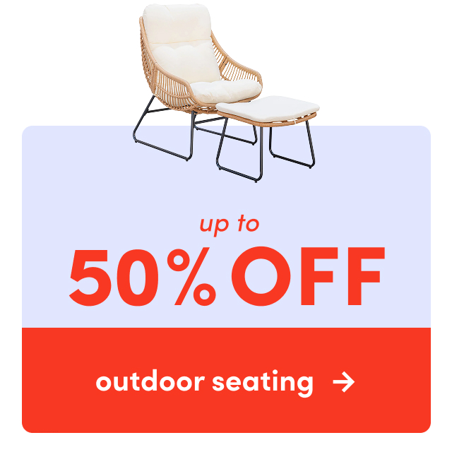 outdoor seating sale