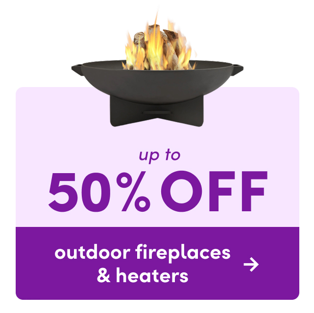outdoor fireplace & heater deals