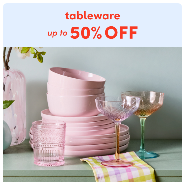 tableware clearance