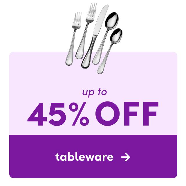 tableware clearout