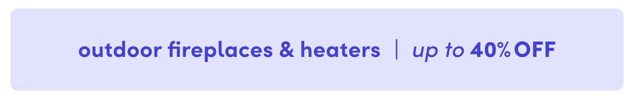 outdoor fireplace & heater event